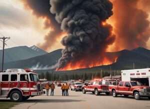 Jasper Alberta Townsite Evacuation