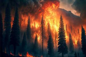 Jasper National Park Wildfire
