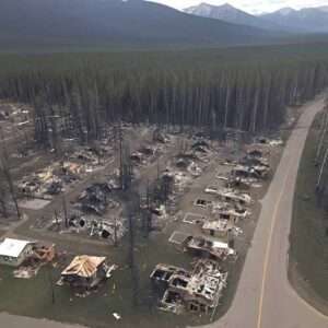 Jasper Alberta destruction of homes